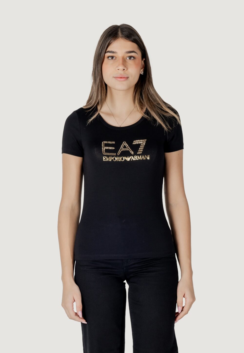 T-shirt EA7 Black gold - Foto 8