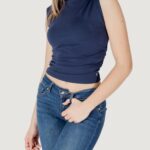 Canotta Guess ariane 3d embroidery Blu - Foto 1