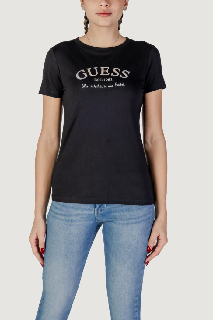 T-shirt Guess Active margot ss Nero