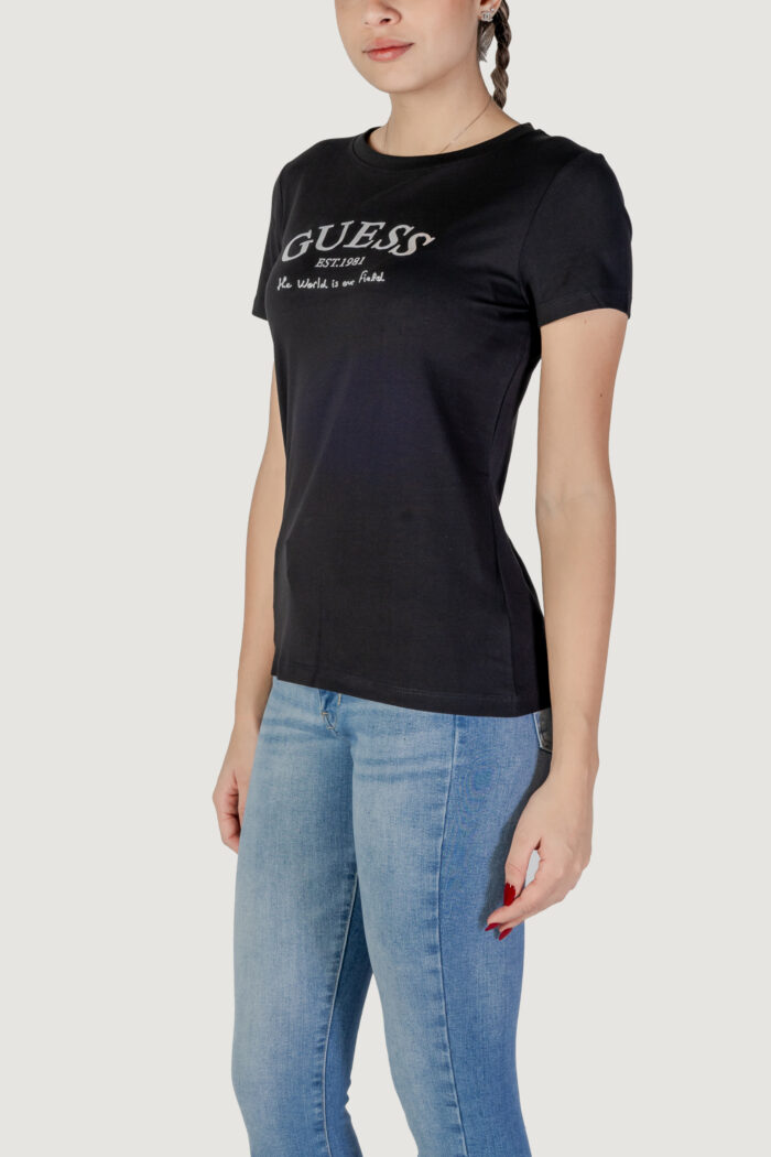 T-shirt Guess Active margot ss Nero