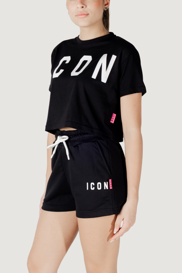 T-shirt Icon  Nero – Bianco