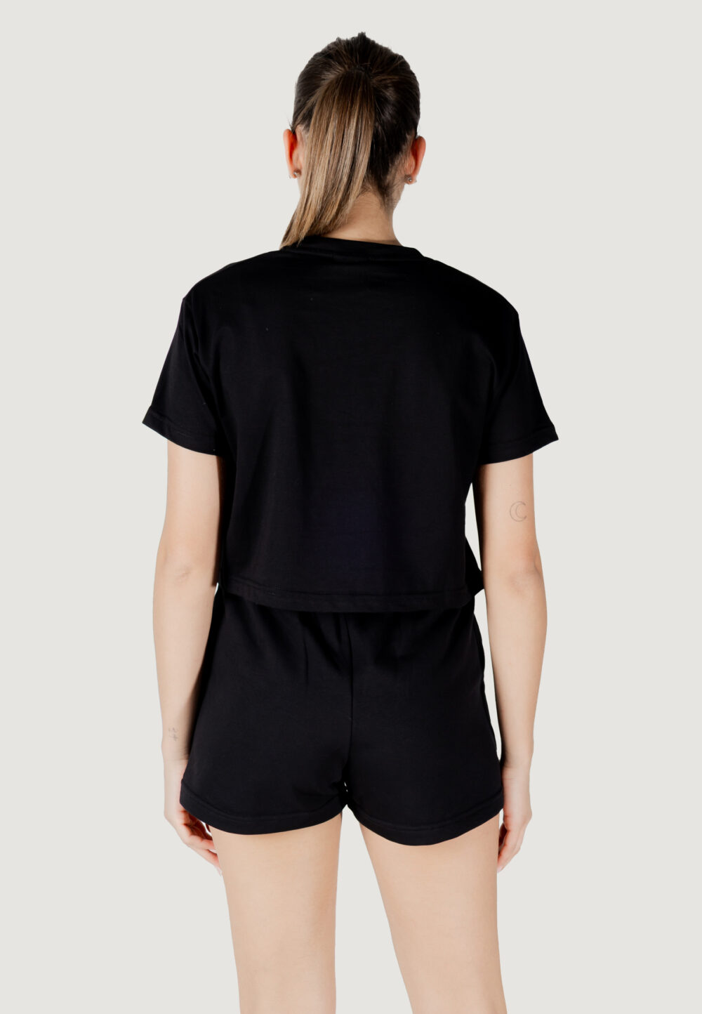 T-shirt Icon Nero - Bianco - Foto 4