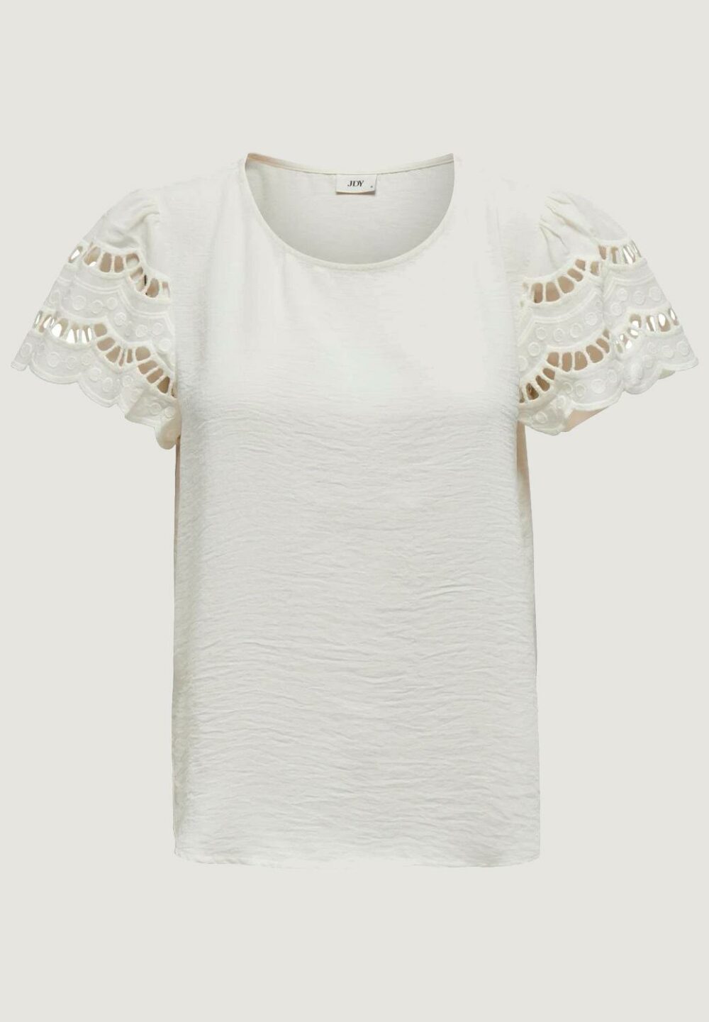 T-shirt Jacqueline de Yong jdyhannah s/s lace wvn Bianco - Foto 6