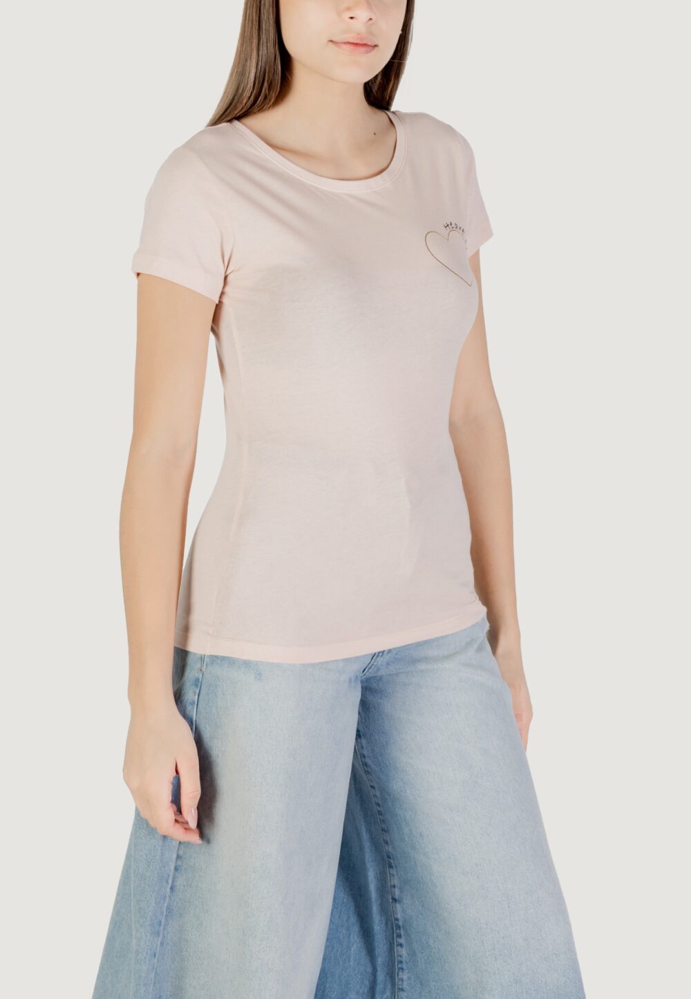 T-shirt Jacqueline de Yong jdyparis s/s print top jrs exp Rosa - Foto 3