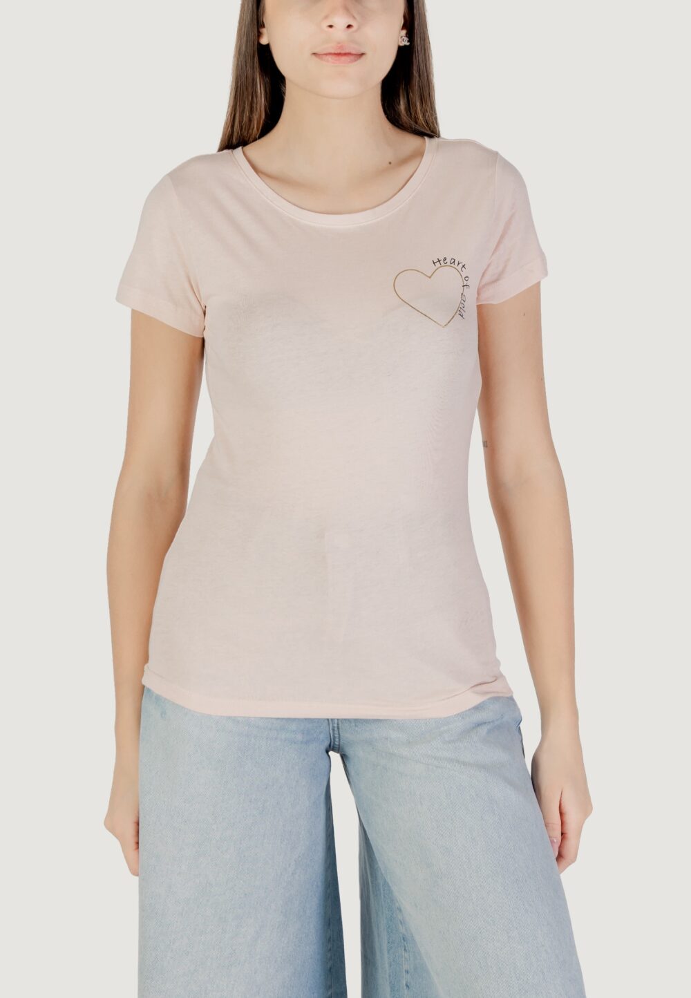 T-shirt Jacqueline de Yong jdyparis s/s print top jrs exp Rosa - Foto 5