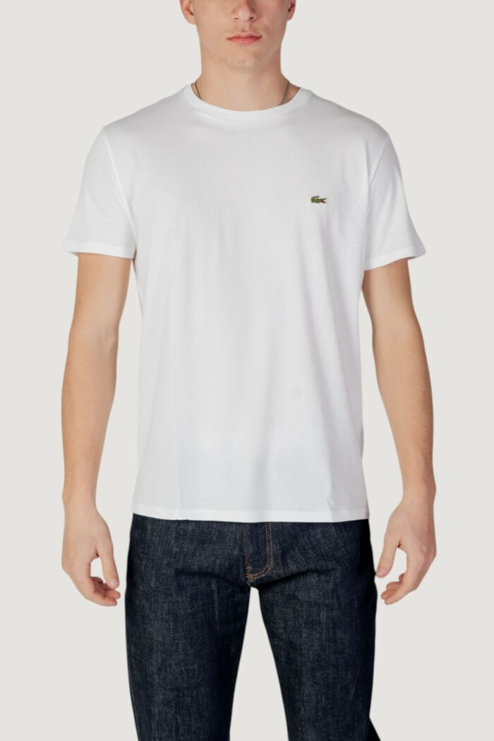 T-shirt LACOSTE  Bianco