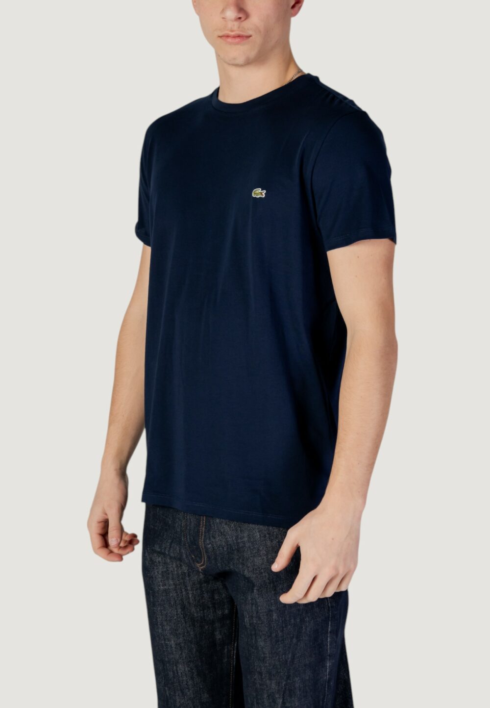 T-shirt LACOSTE Blue scuro - Foto 2