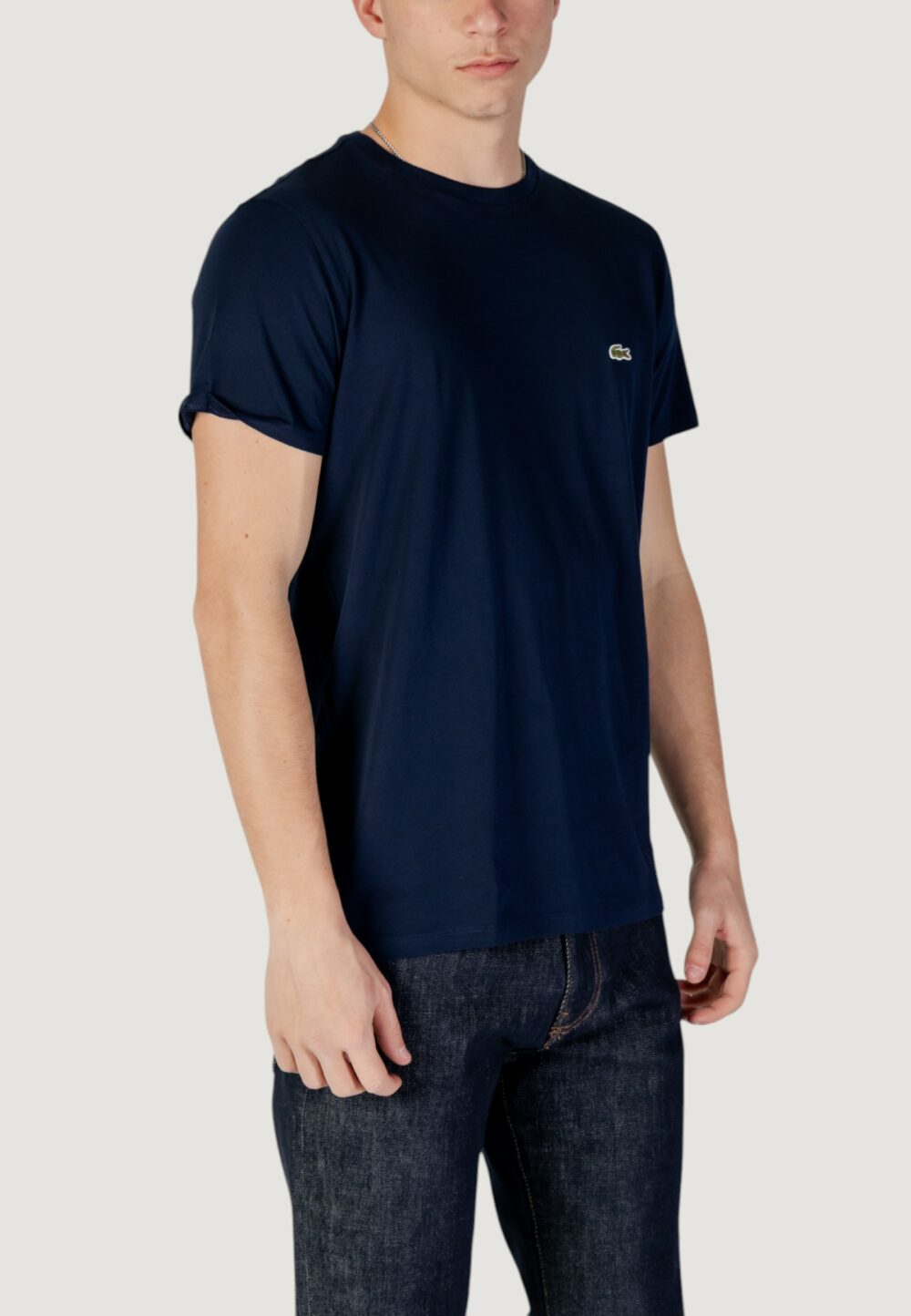T-shirt LACOSTE Blue scuro - Foto 3
