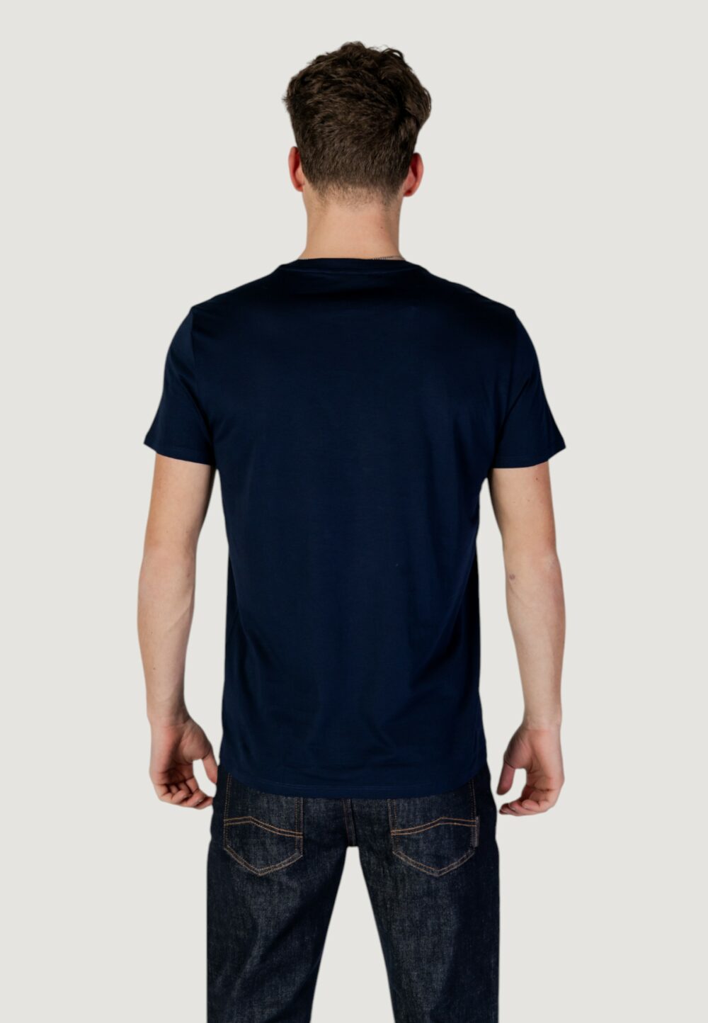 T-shirt LACOSTE Blue scuro - Foto 4