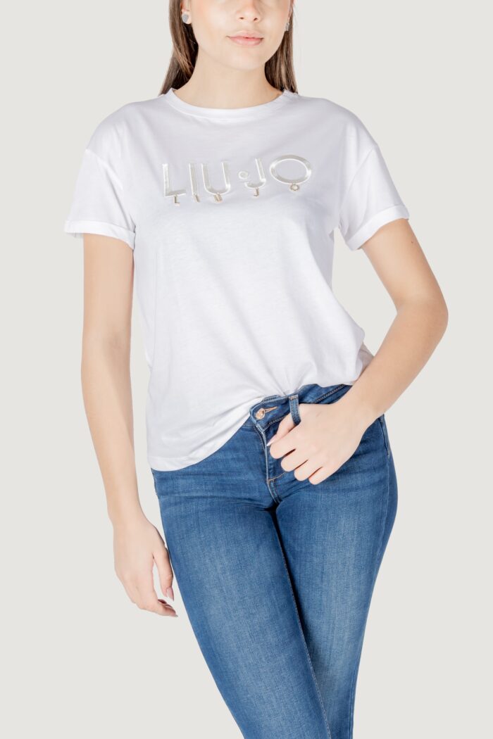 T-shirt Liu-Jo ecs moda m/c Bianco