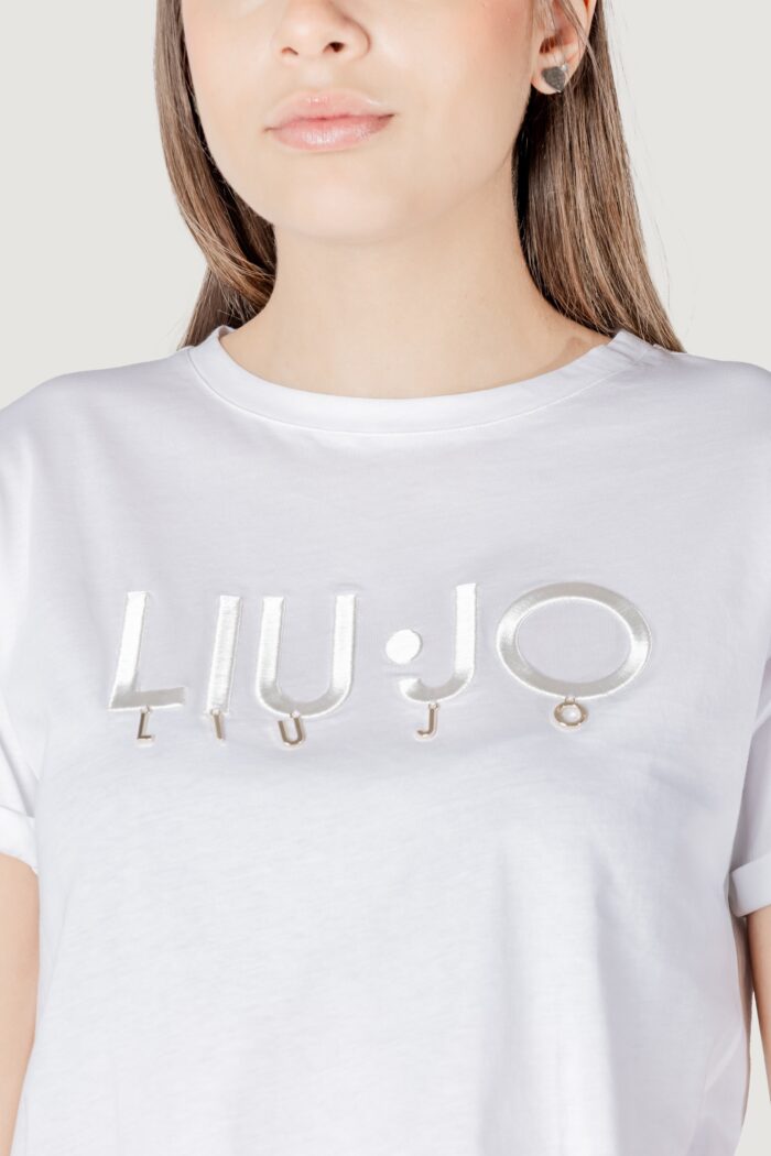 T-shirt Liu-Jo ecs moda m/c Bianco