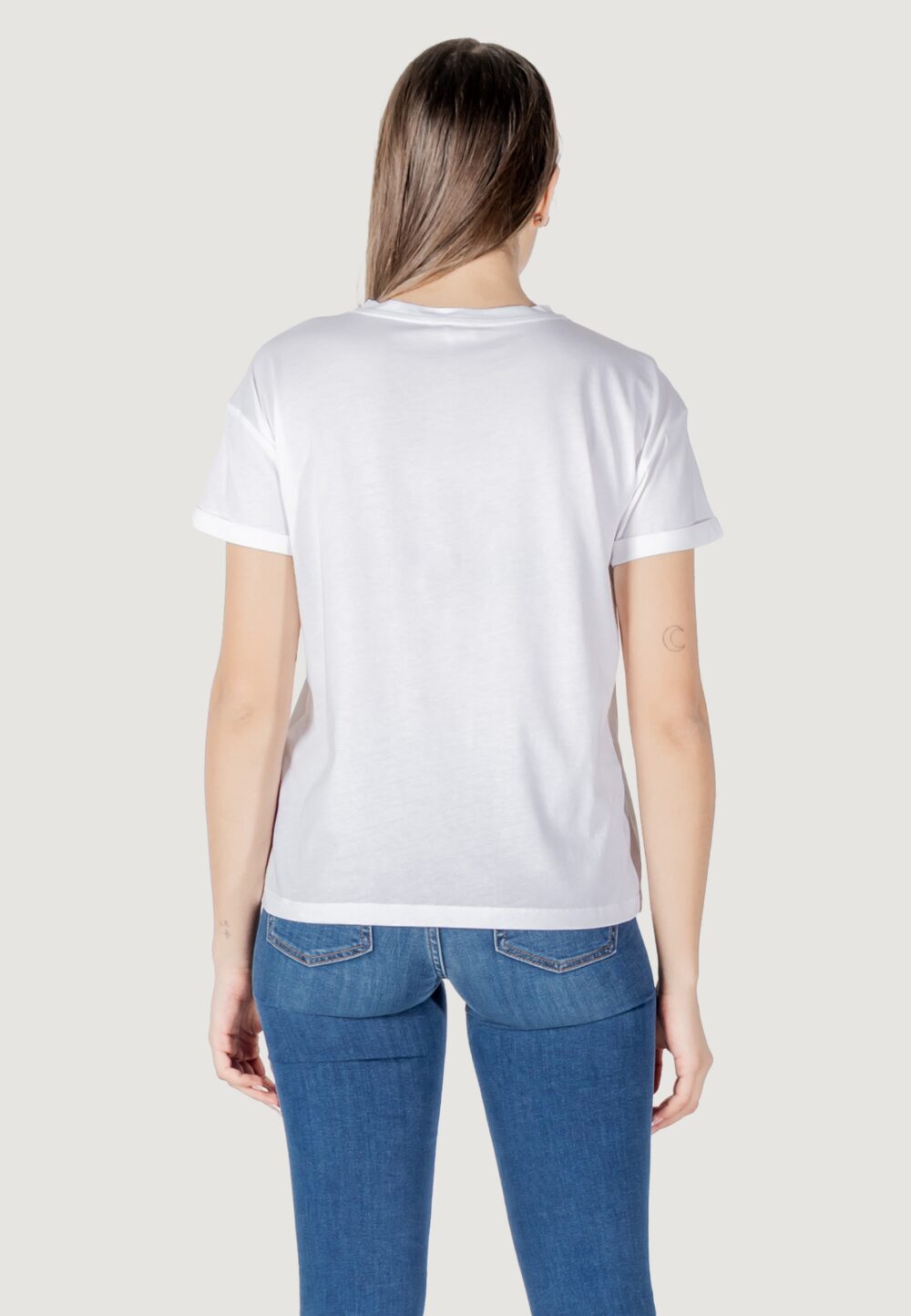 T-shirt Liu-Jo ecs moda m/c Bianco - Foto 5