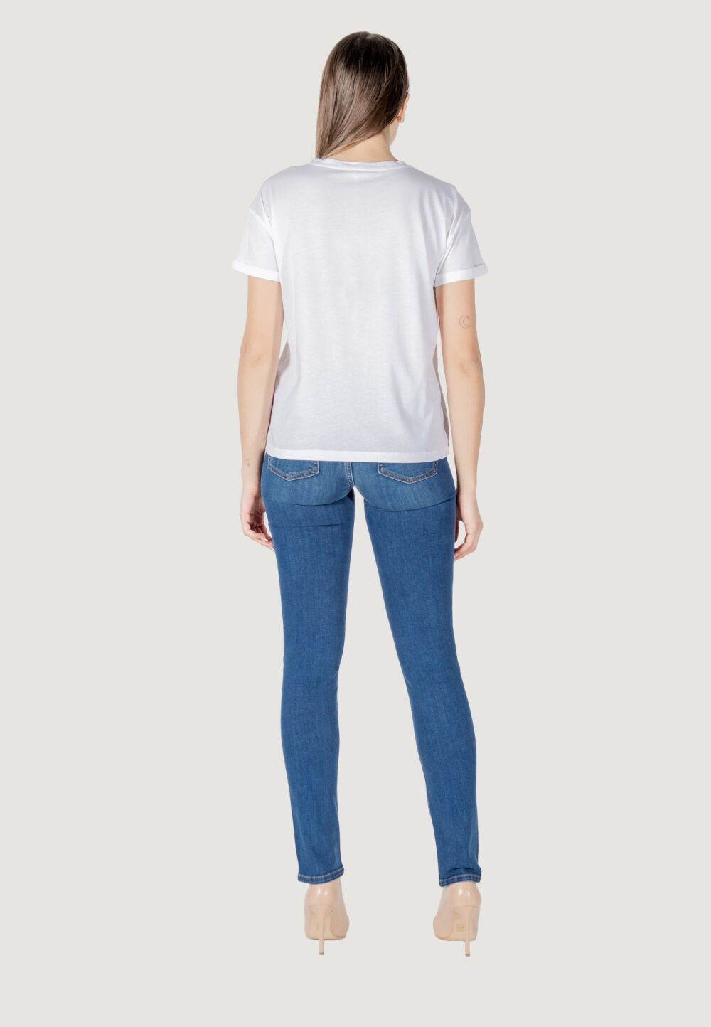 T-shirt Liu-Jo ecs moda m/c Bianco - Foto 9