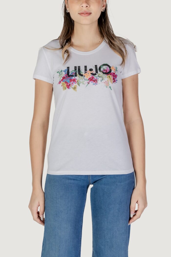 T-shirt Liu-Jo ecs moda m/c Bianco