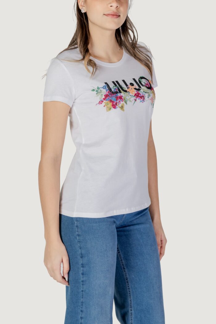 T-shirt Liu-Jo ecs moda m/c Bianco