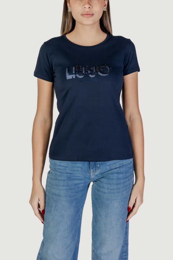T-shirt Liu-Jo ecs moda m/c Blue scuro