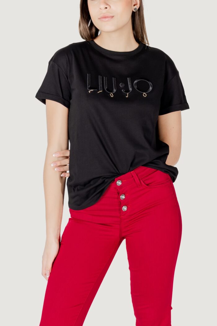 T-shirt Liu-Jo ecs moda m/c Nero