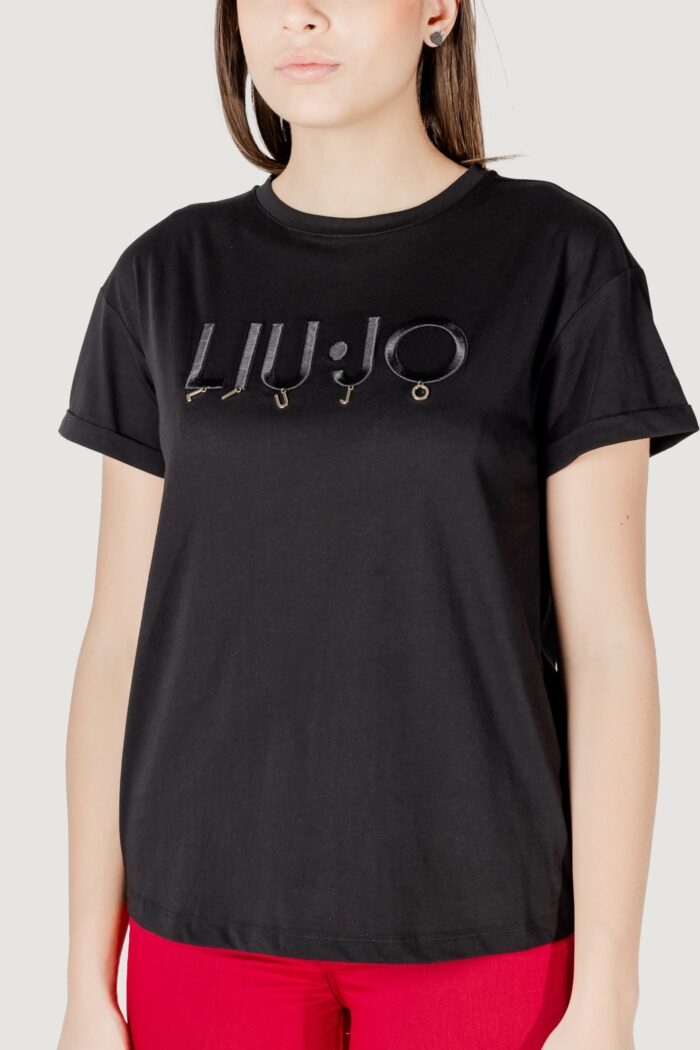 T-shirt Liu-Jo ecs moda m/c Nero