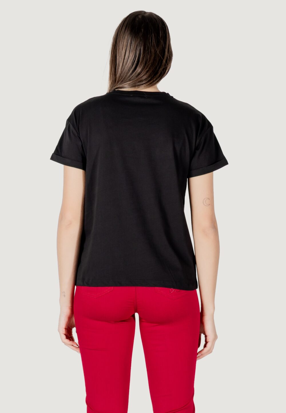 T-shirt Liu-Jo ecs moda m/c Nero - Foto 5