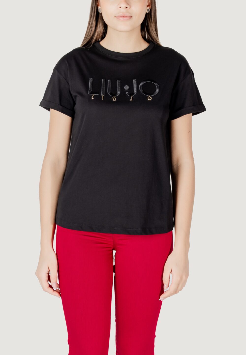 T-shirt Liu-Jo ecs moda m/c Nero - Foto 6