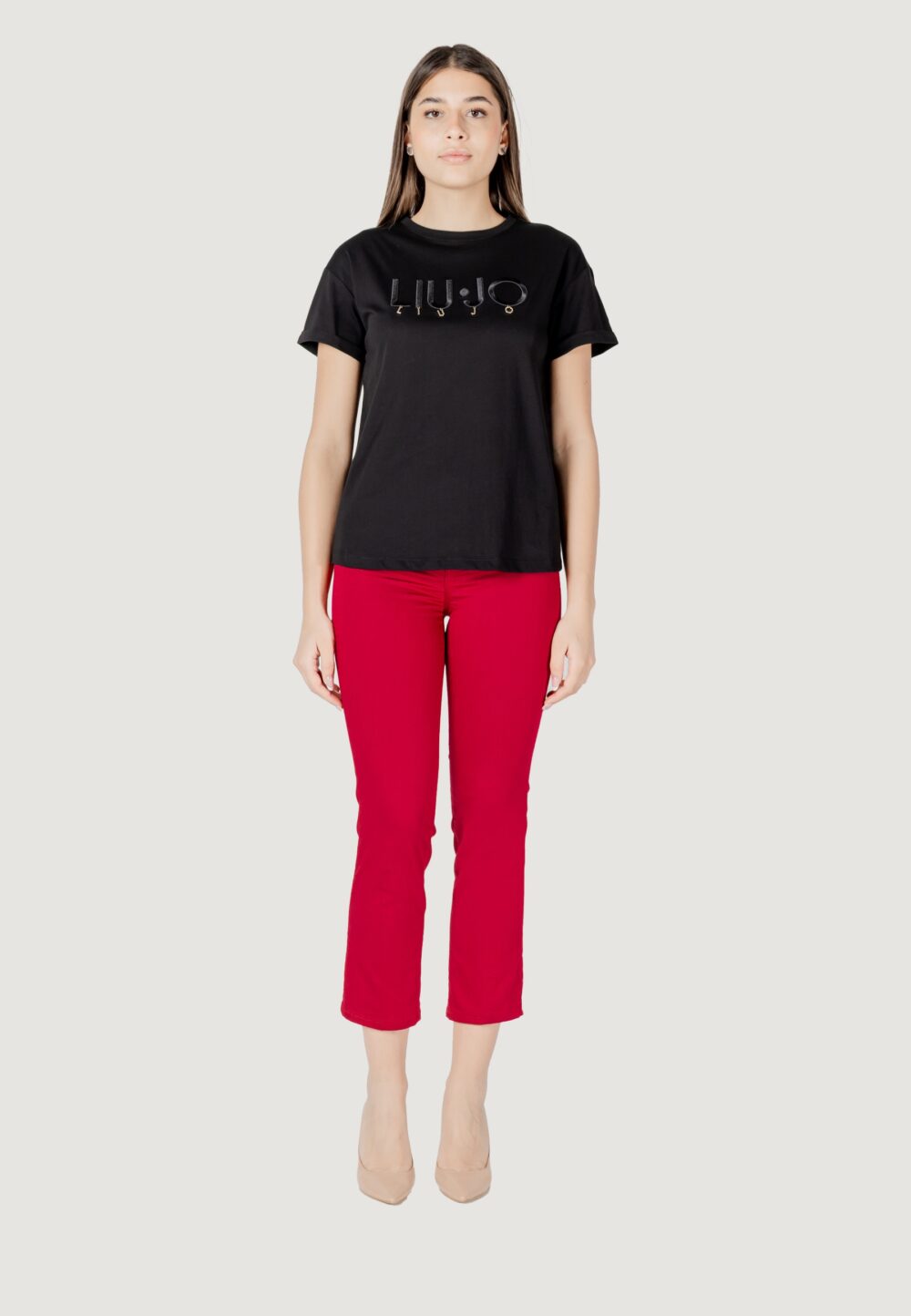 T-shirt Liu-Jo ecs moda m/c Nero - Foto 8