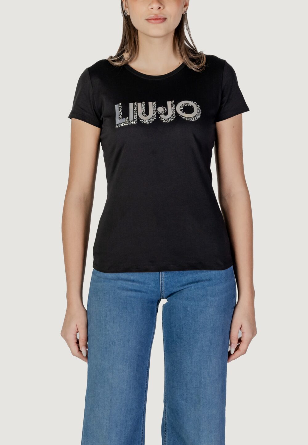 T-shirt Liu-Jo ecs moda m/c Nero - Foto 1