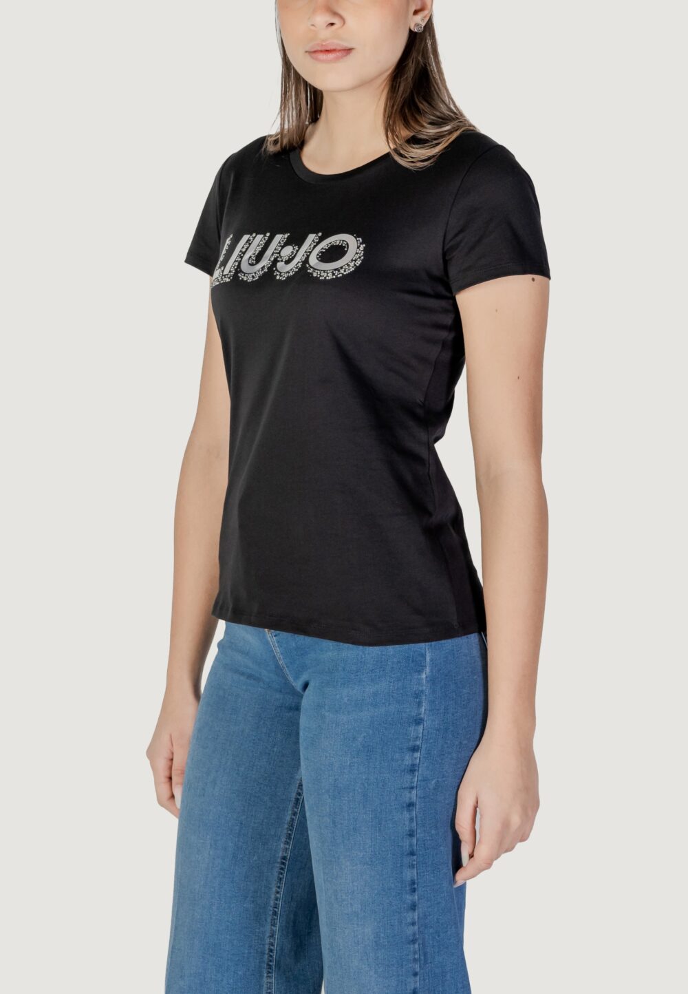 T-shirt Liu-Jo ecs moda m/c Nero - Foto 4