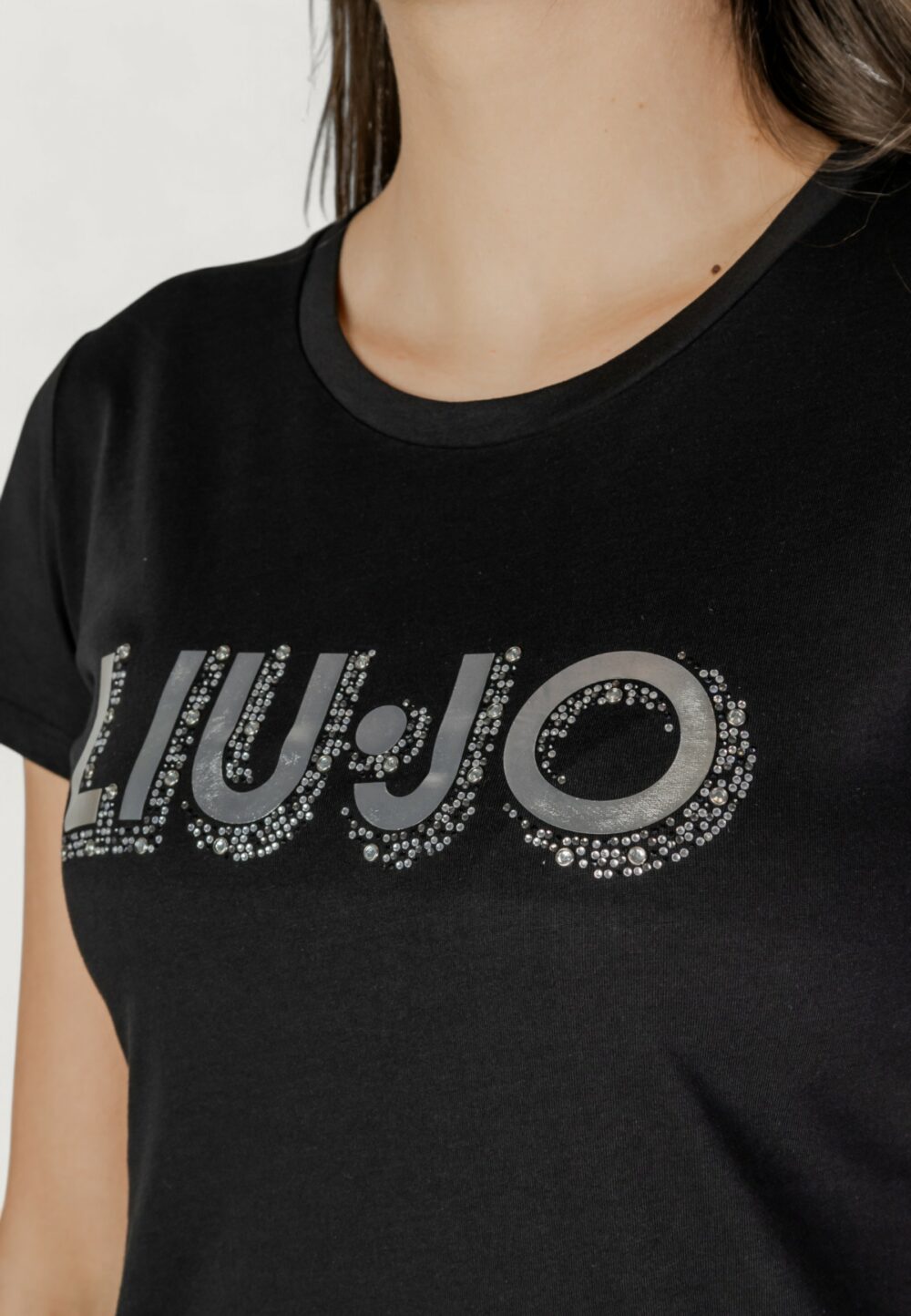 T-shirt Liu-Jo ecs moda m/c Nero - Foto 5