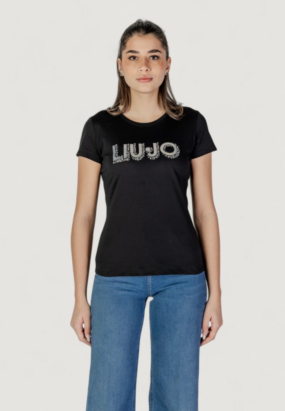 T-shirt Liu-Jo ecs moda m/c Nero - Foto 6
