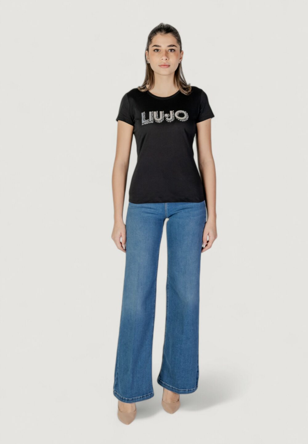 T-shirt Liu-Jo ecs moda m/c Nero - Foto 7