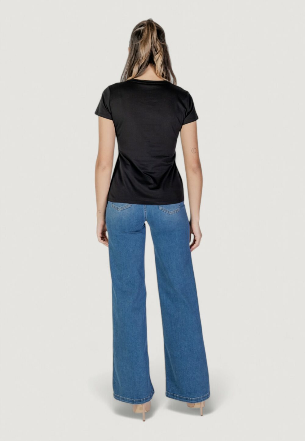 T-shirt Liu-Jo ecs moda m/c Nero - Foto 8
