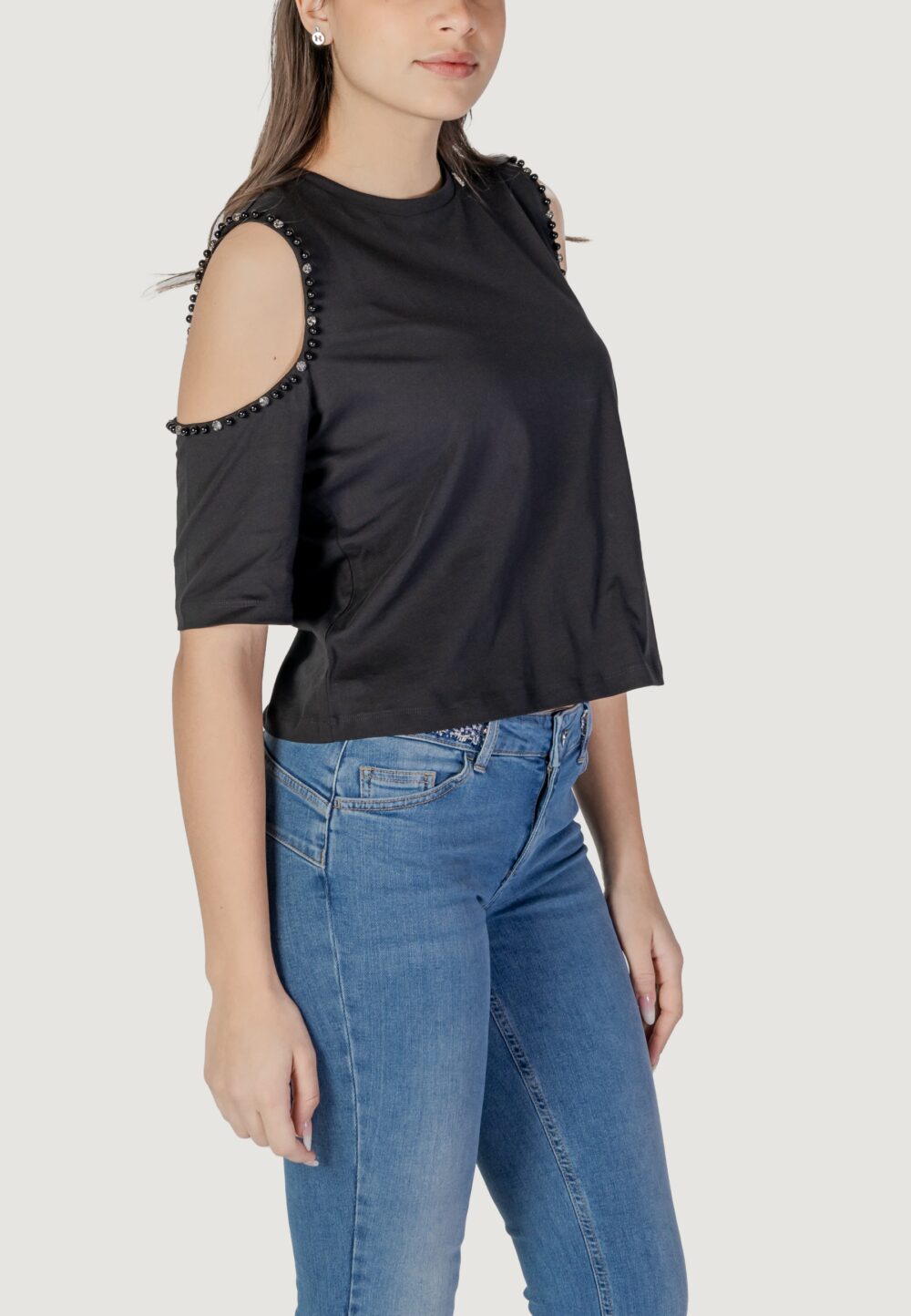 T-shirt Liu-Jo ecs moda m/l Nero - Foto 2