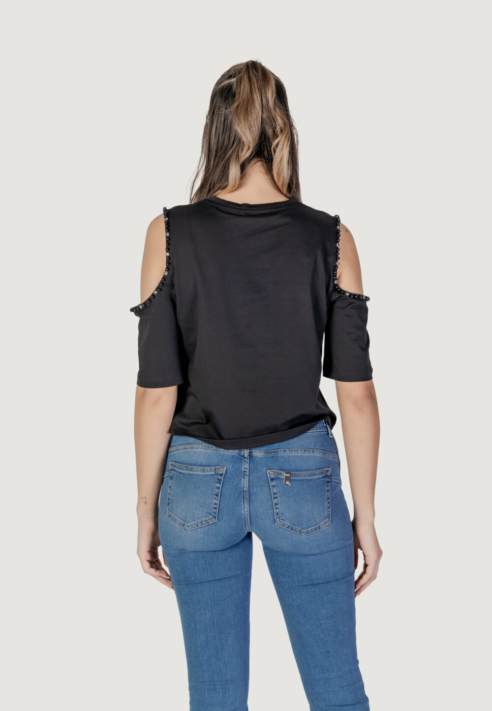 T-shirt Liu-Jo ecs moda m/l Nero - Foto 3