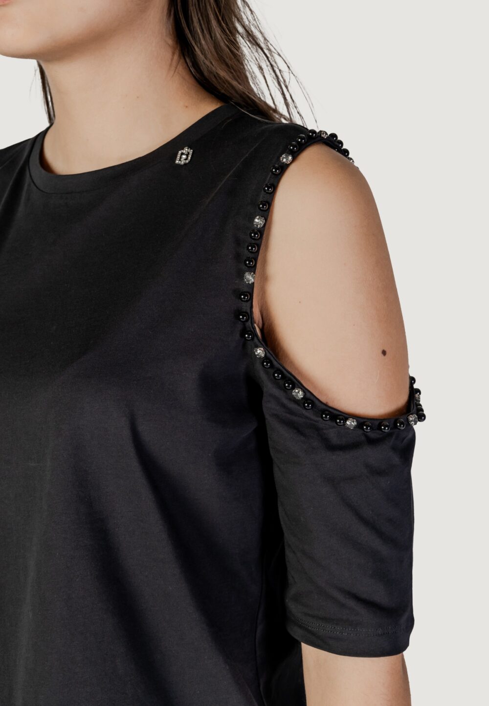 T-shirt Liu-Jo ecs moda m/l Nero - Foto 5