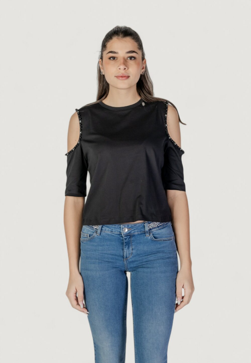 T-shirt Liu-Jo ecs moda m/l Nero - Foto 6