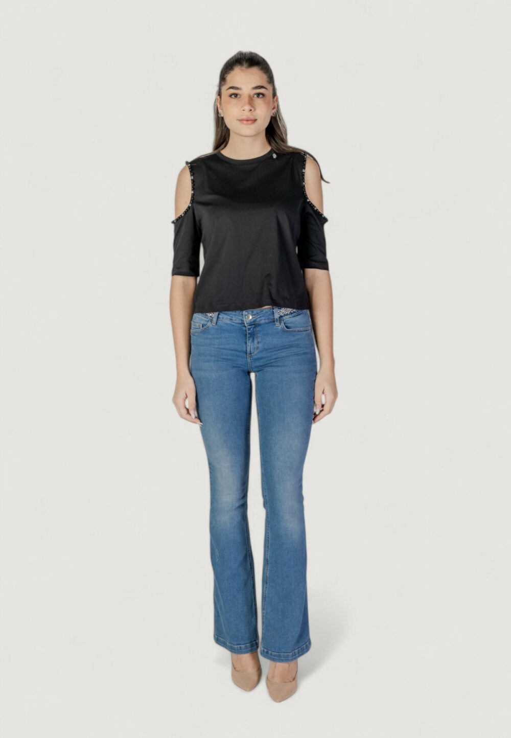 T-shirt Liu-Jo ecs moda m/l Nero - Foto 7