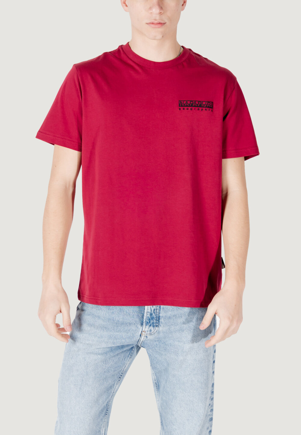 T-shirt Napapijri s-vignoni back ss Bordeaux - Foto 1