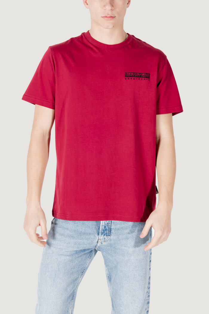 T-shirt Napapijri s-vignoni back ss Bordeaux