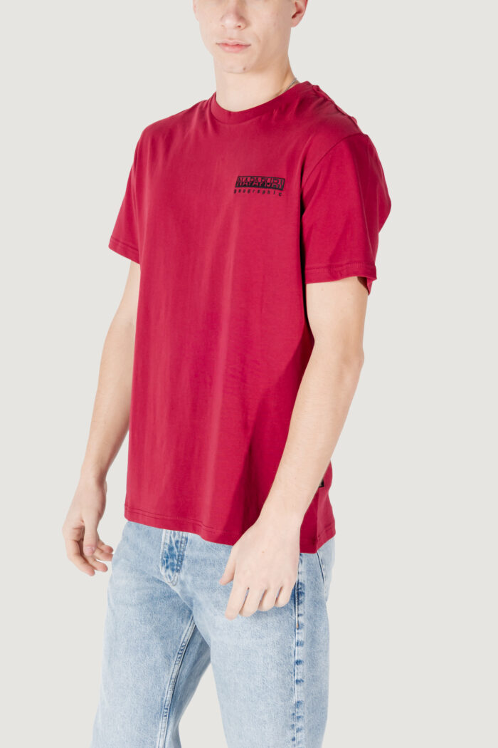 T-shirt Napapijri s-vignoni back ss Bordeaux