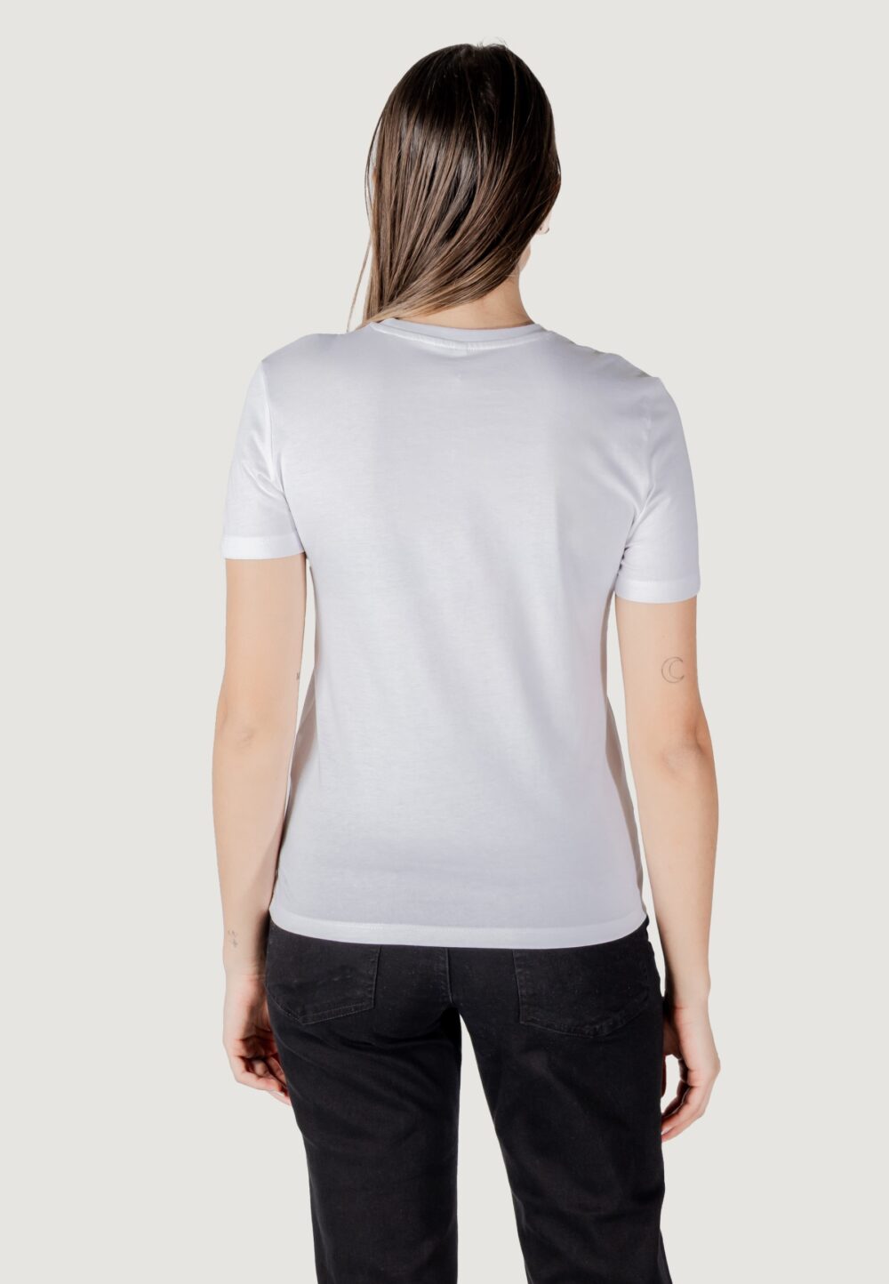 T-shirt Only onlemma life reg s/s lady top box jrs Panna - Foto 4