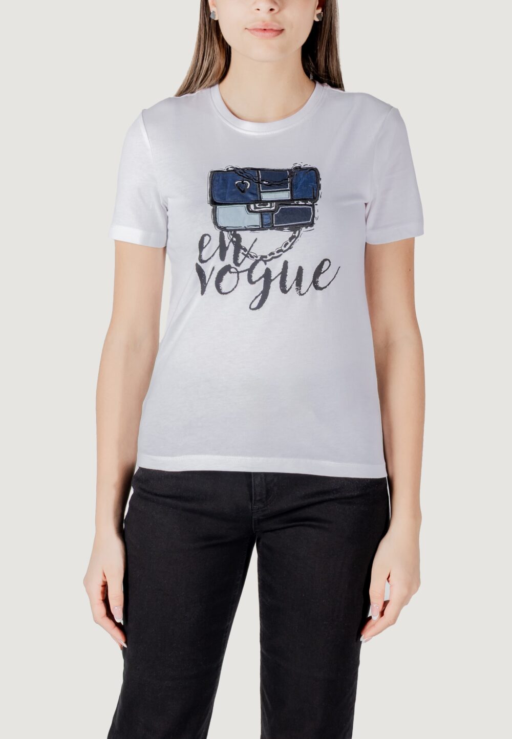 T-shirt Only onlemma life reg s/s lady top box jrs Panna - Foto 5