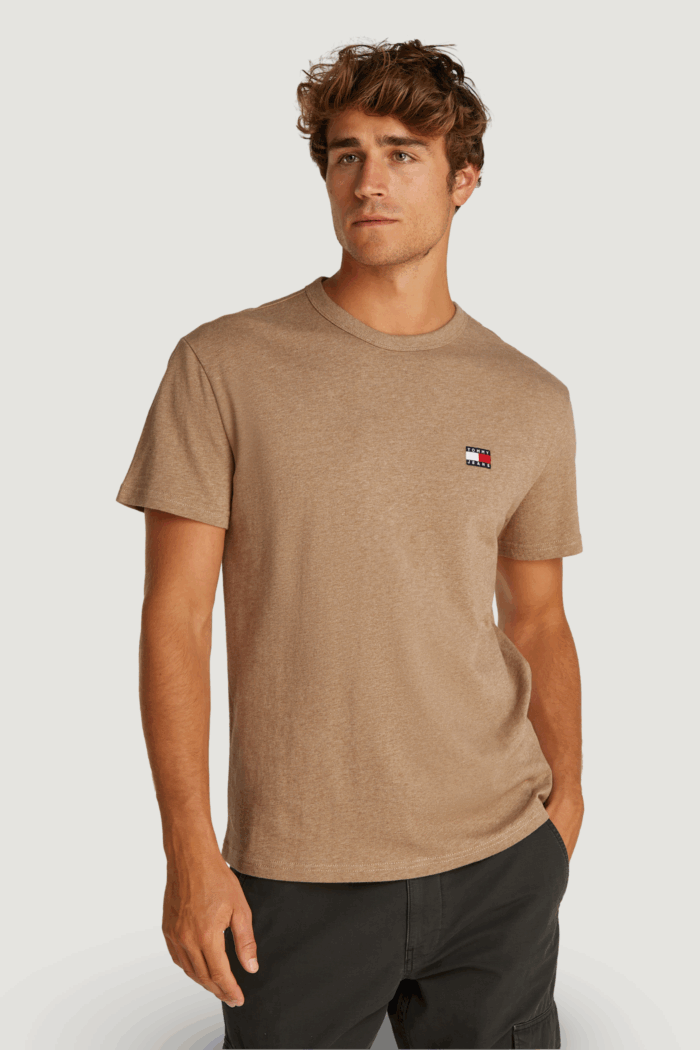 T-shirt Tommy Hilfiger Jeans tjm reg badge tee Beige