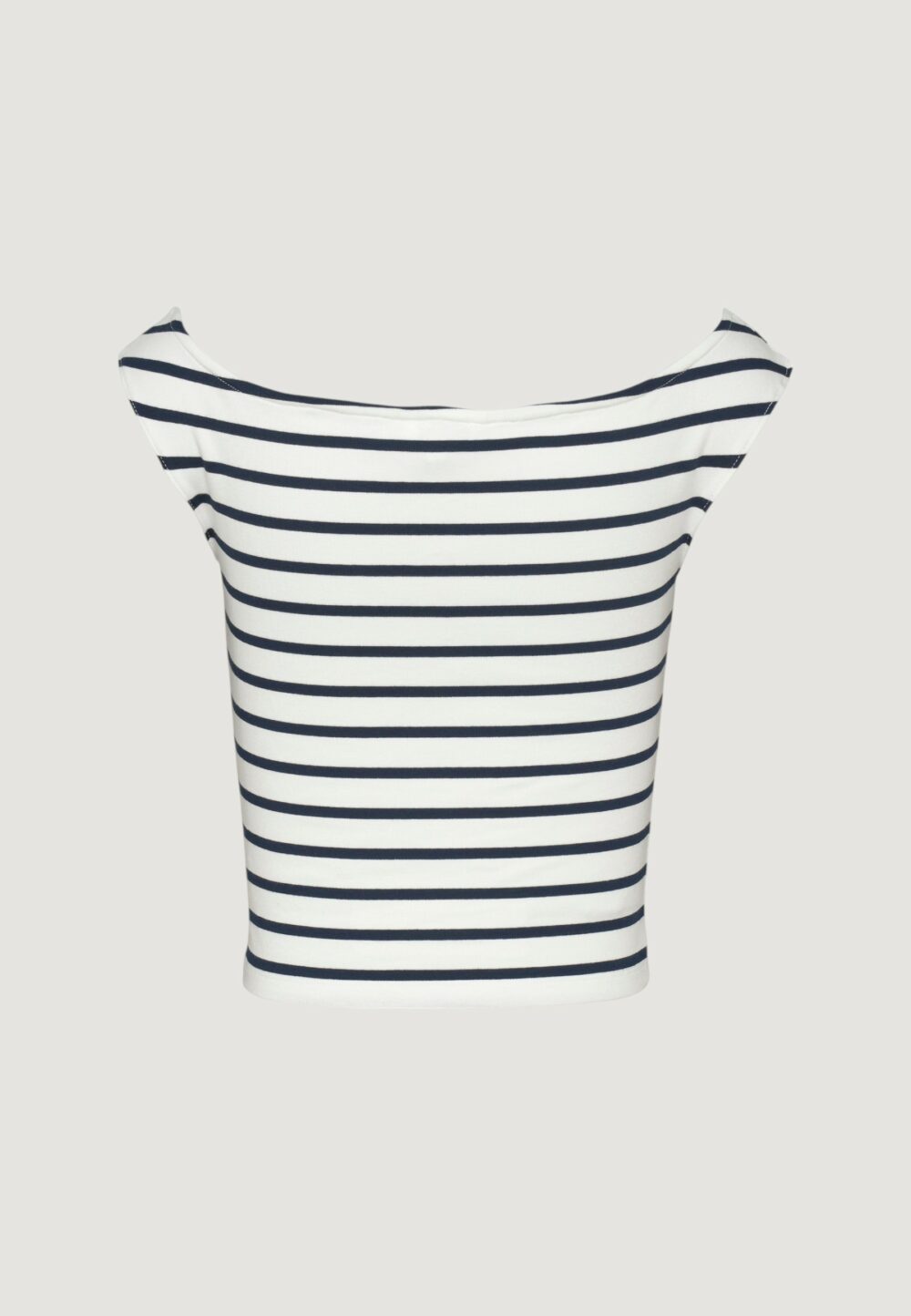 T-shirt Tommy Hilfiger Jeans tjw boat neck top ss Bianco - Blu - Foto 3