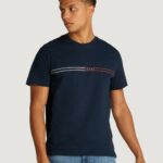 T-shirt Tommy Hilfiger Jeans tjm entry graphic Blu - Foto 1