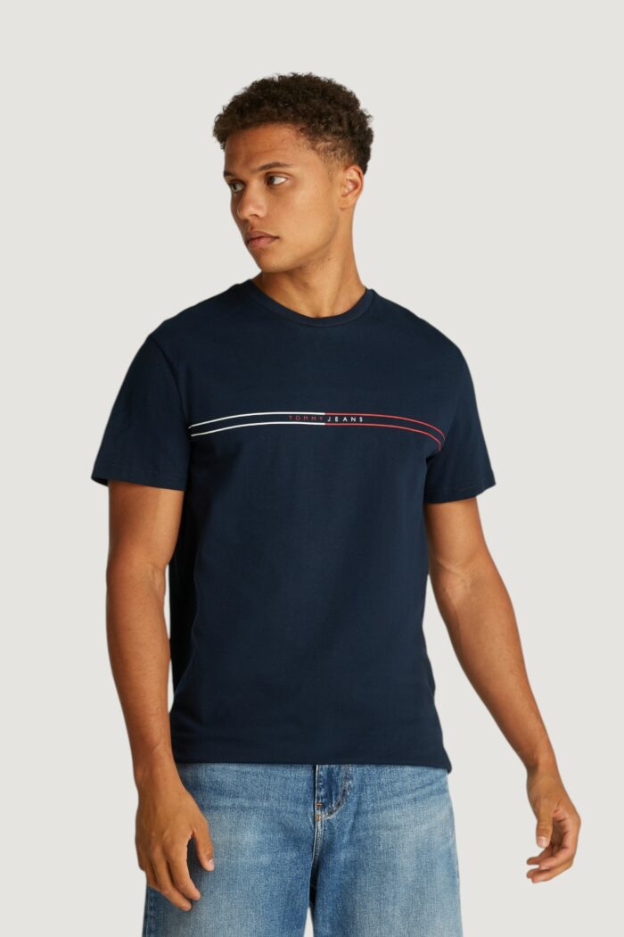 T-shirt Tommy Hilfiger Jeans tjm entry graphic Blu
