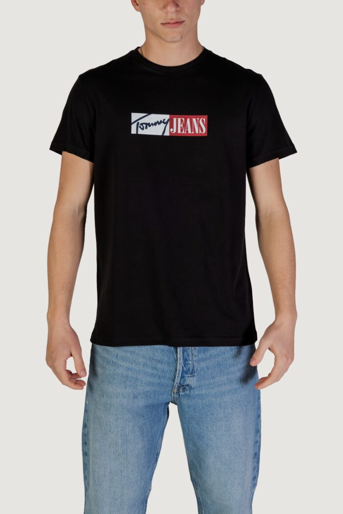 T-shirt Tommy Hilfiger Jeans tjm entry graphic Nero