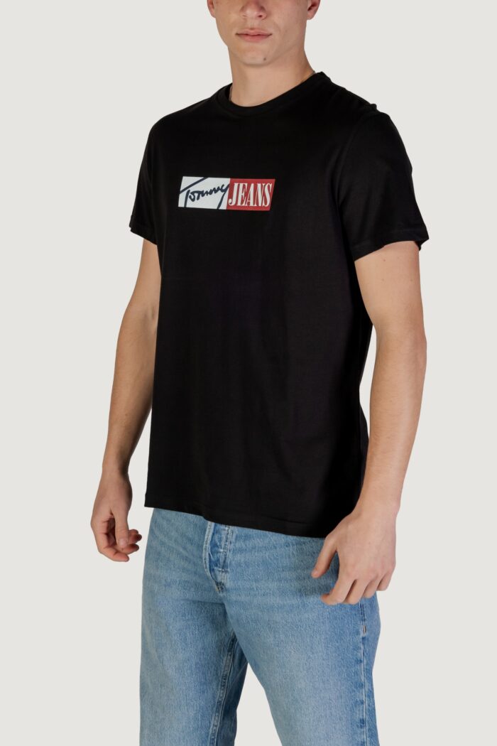 T-shirt Tommy Hilfiger Jeans tjm entry graphic Nero