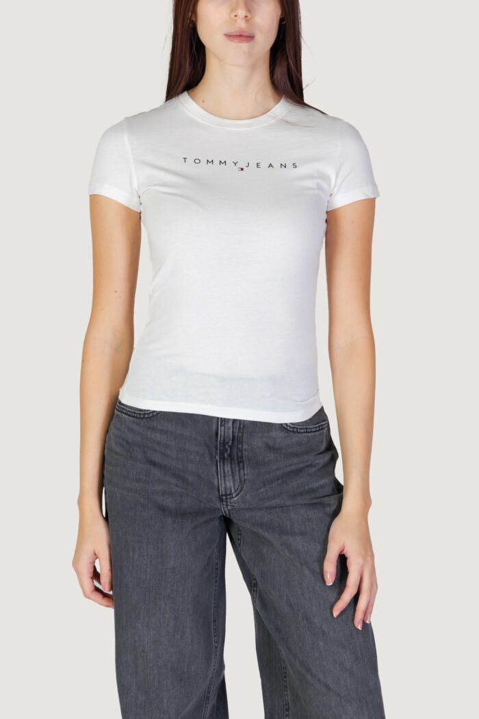 T-shirt Tommy Hilfiger Jeans tjw linear tee Panna
