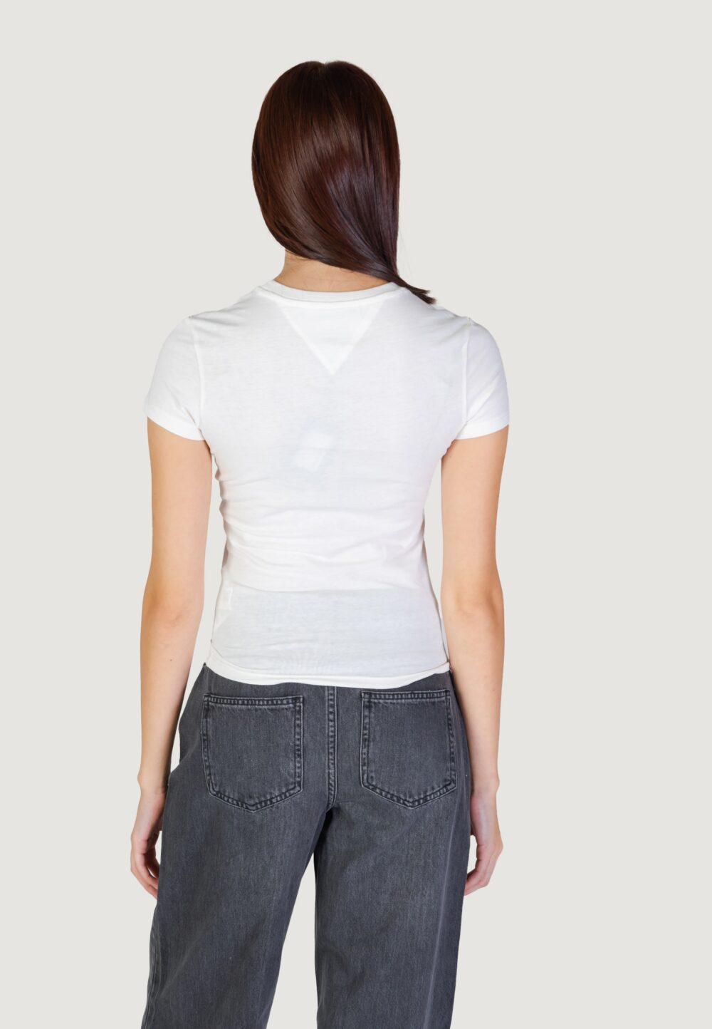 T-shirt Tommy Hilfiger Jeans tjw linear tee Panna - Foto 2