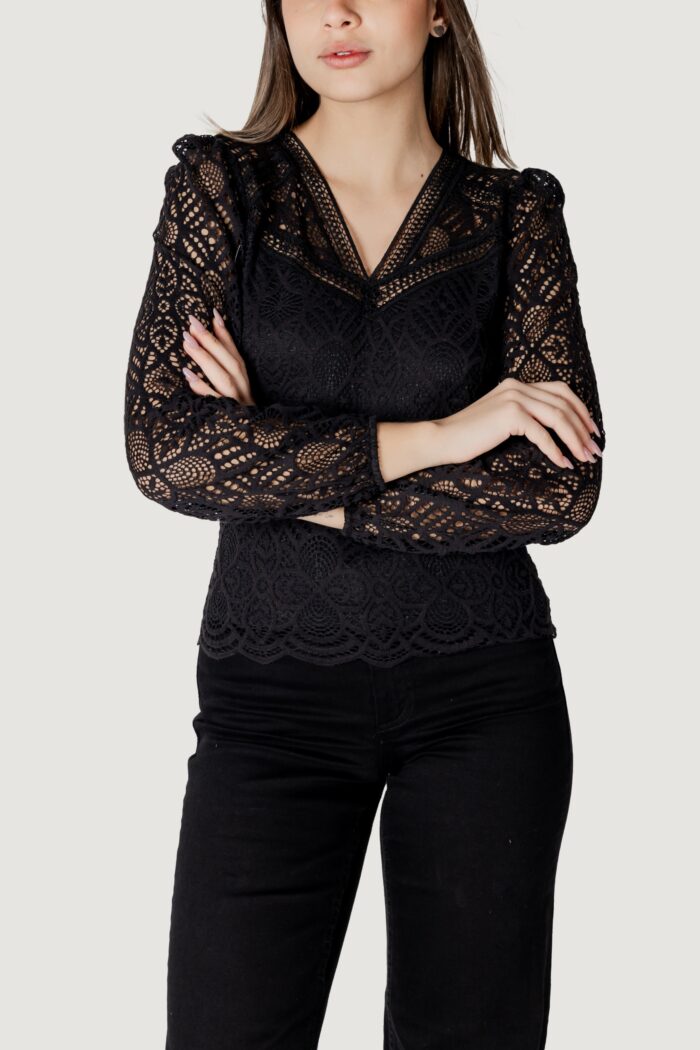 T-shirt manica lunga Morgan De Toi  Nero